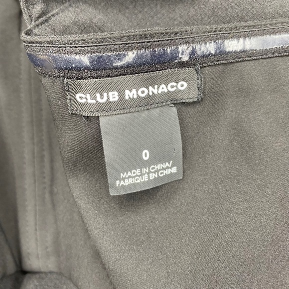 Club Monaco Black One Shoulder Mini Party Dress - Picture 7 of 7